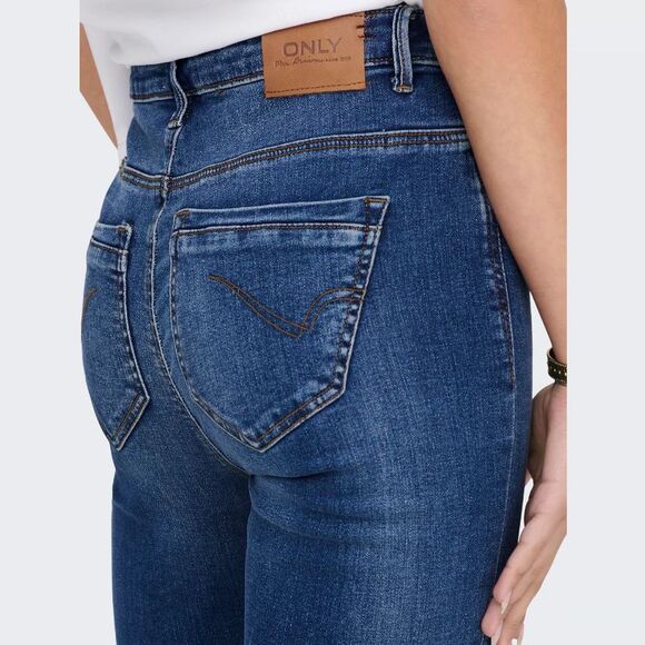 ONLY High Waist Skinny Jeans Size XL 32 /  US 10 Regular - Paola Blue High Rise - Picture 2 of 9